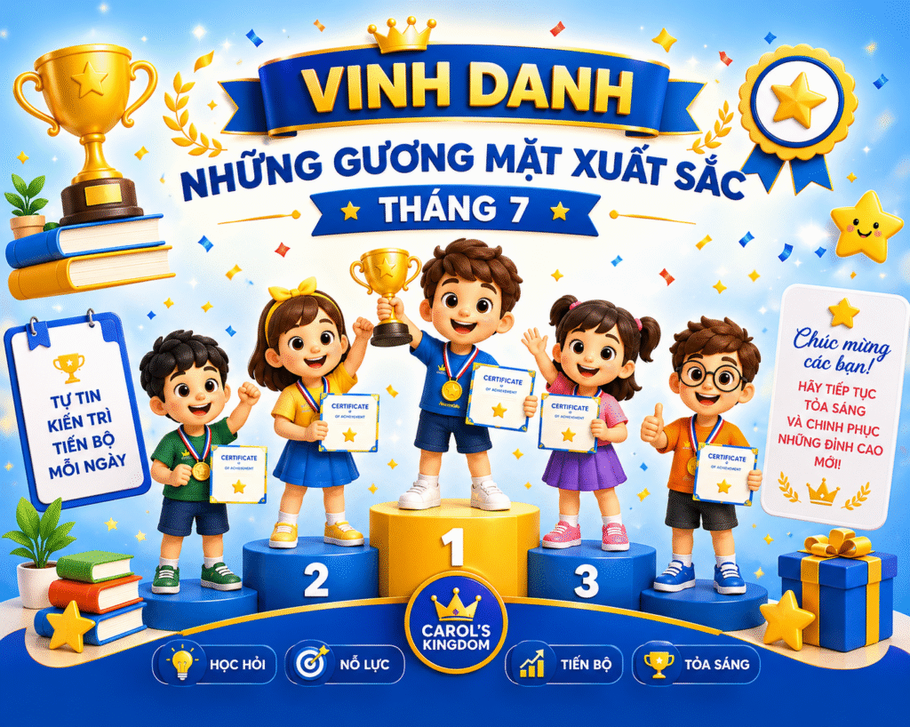 VINH DANH NHỮNG GƯƠNG MẶT XUẤT SẮC THÁNG 7